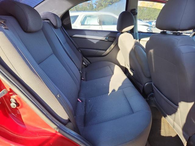 KL1TD56628B219852 - 2008 CHEVROLET AVEO BASE RED photo 10