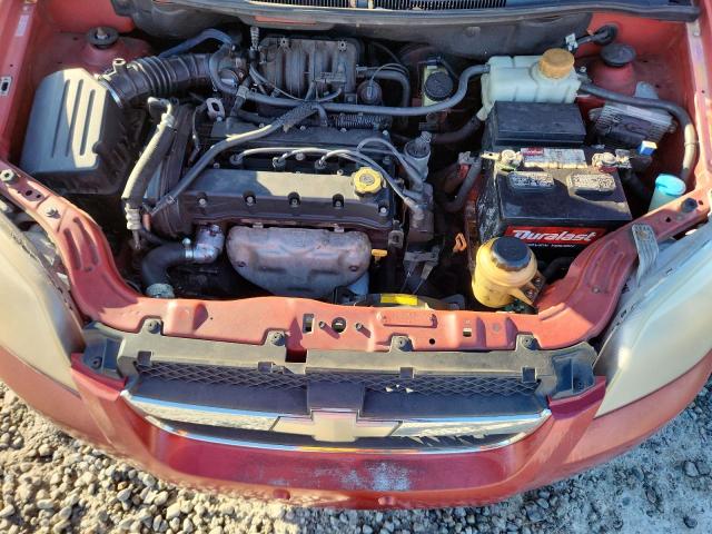 KL1TD56628B219852 - 2008 CHEVROLET AVEO BASE RED photo 11