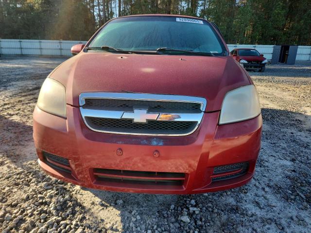 KL1TD56628B219852 - 2008 CHEVROLET AVEO BASE RED photo 5