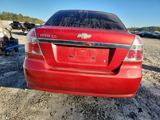 KL1TD56628B219852 - 2008 CHEVROLET AVEO BASE RED photo 6