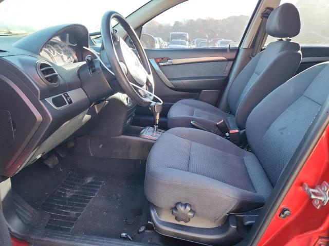 KL1TD56628B219852 - 2008 CHEVROLET AVEO BASE RED photo 7