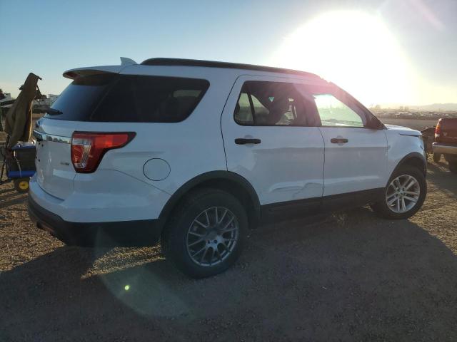 1FM5K8B85GGC62708 - 2016 FORD EXPLORER WHITE photo 3