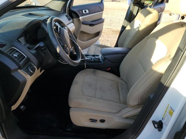 1FM5K8B85GGC62708 - 2016 FORD EXPLORER WHITE photo 7