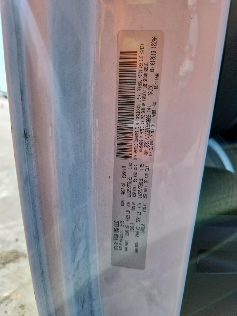 3C6TRVDD2FE509608 - 2015 RAM PROMASTER 2500 HIGH Beyaz fotoğraf 13