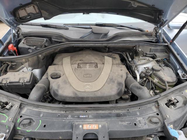 4JGBB8GB6AA587174 - 2010 MERCEDES-BENZ ML 350 4MATIC BLUE photo 12