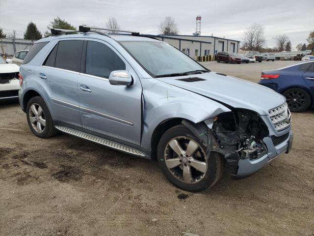 4JGBB8GB6AA587174 - 2010 MERCEDES-BENZ ML 350 4MATIC BLUE photo 4