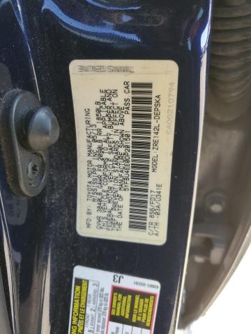 5YFBU4EE0DP201501 - 2013 TOYOTA COROLLA BASE Синій фото 12