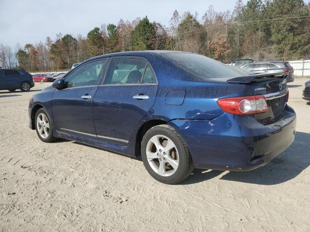 5YFBU4EE0DP201501 - 2013 TOYOTA COROLLA BASE Синій фото 2