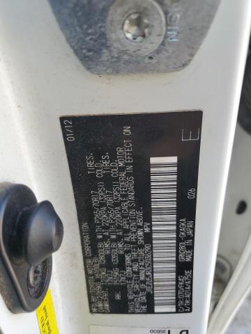 JTEZU5JR3C5036290 - 2012 TOYOTA 4RUNNER SR5 WHITE photo 13