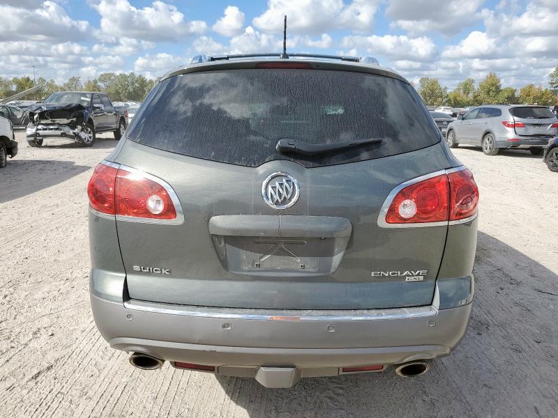5GALVCED7AJ235018 - 2010 BUICK ENCLAVE CXL GREEN photo 6