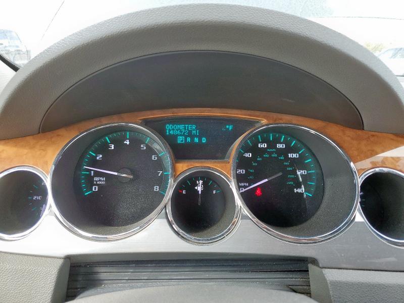 5GALVCED7AJ235018 - 2010 BUICK ENCLAVE CXL GREEN photo 9