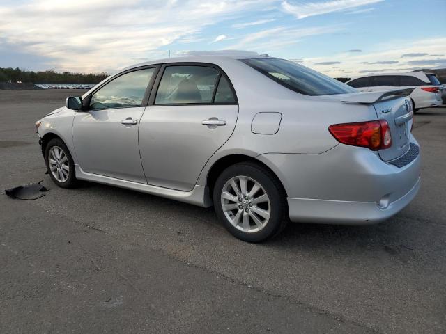 2T1BU4EE8AC286003 - 2010 TOYOTA COROLLA BASE SILVER photo 2