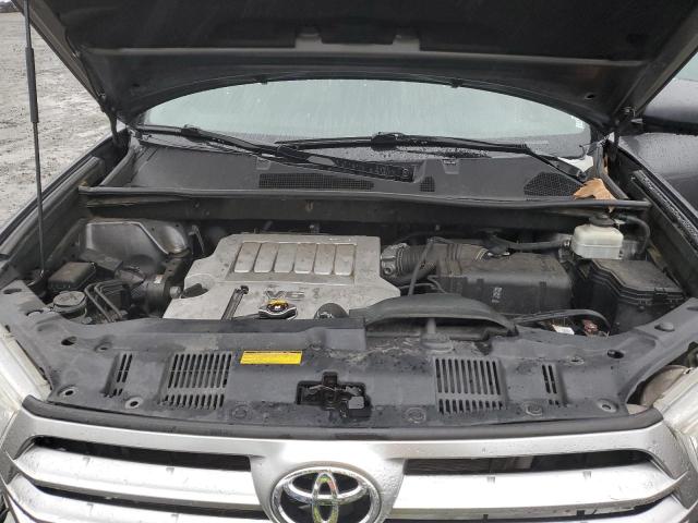 5TDBK3EH0BS081858 - 2011 TOYOTA HIGHLANDER BASE Gris foto 12