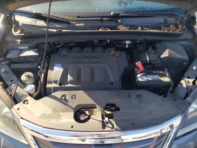 5FNRL3H63AB101223 - 2010 HONDA ODYSSEY EXL GRAY photo 12