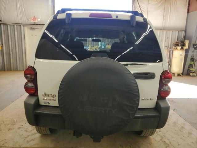 1J4GL48K57W538973 - 2007 JEEP LIBERTY SPORT 白色 照片 6