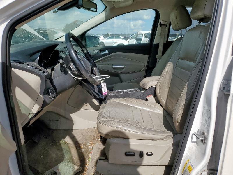 1FMCU0J92GUB60281 - 2016 FORD ESCAPE TITANIUM WHITE photo 7