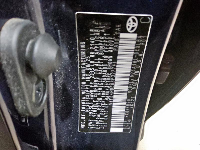 5YFB4MDE0SP327744 - 2025 TOYOTA COROLLA LE ლურჯი ფოტო 12