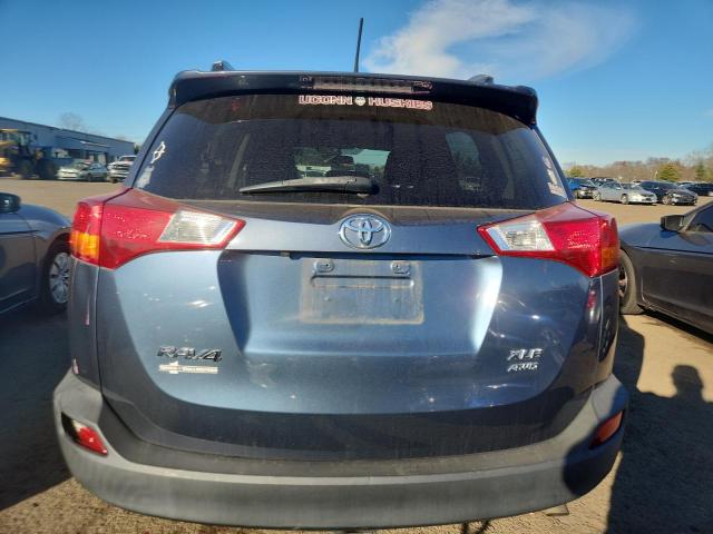 2T3RFREV9EW190852 - 2014 TOYOTA RAV4 XLE BLUE photo 6