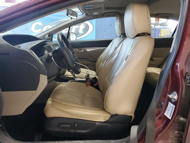 2HGFB2F91FH549864 - 2015 HONDA CIVIC EXL 勃艮第红 照片 7