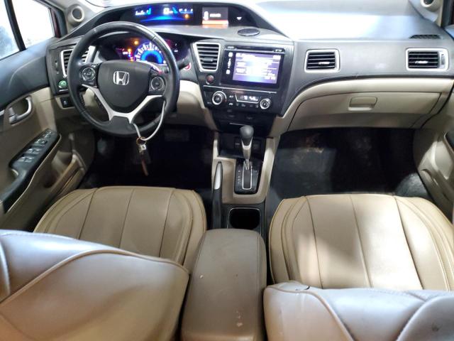 2HGFB2F91FH549864 - 2015 HONDA CIVIC EXL 勃艮第红 照片 8