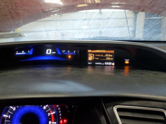 2HGFB2F91FH549864 - 2015 HONDA CIVIC EXL 勃艮第红 照片 9