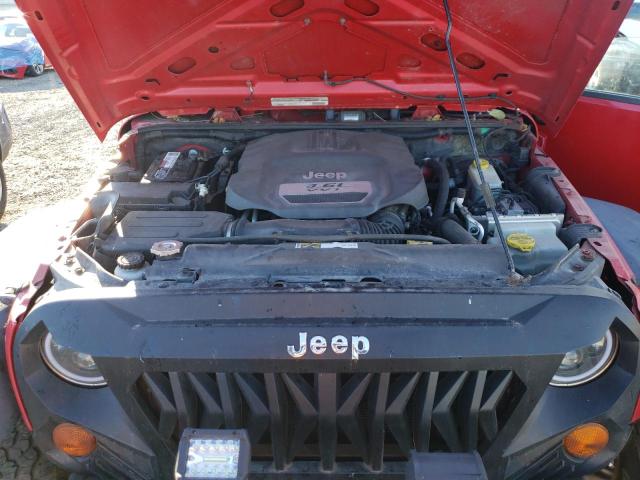 1C4AJWAG9CL212222 - 2012 JEEP WRANGLER SPORT RED photo 12