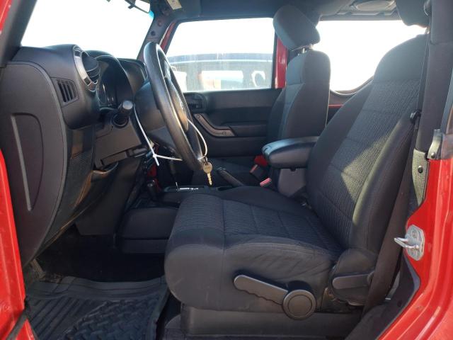 1C4AJWAG9CL212222 - 2012 JEEP WRANGLER SPORT RED photo 7