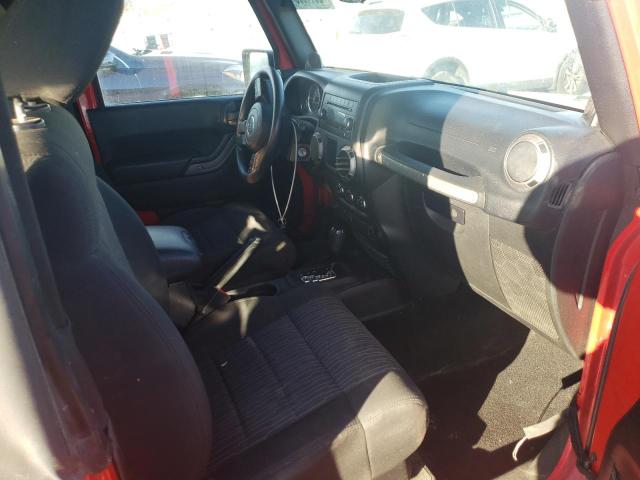 1C4AJWAG9CL212222 - 2012 JEEP WRANGLER SPORT RED photo 8