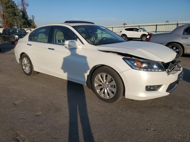 1HGCR3F89EA012684 - 2014 HONDA ACCORD EXL أبيض صورة 4