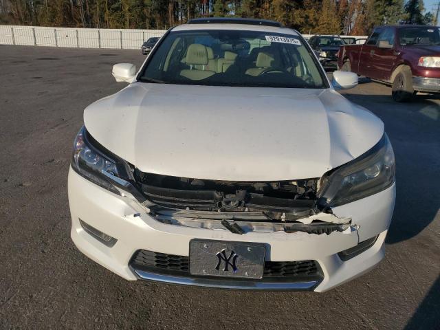1HGCR3F89EA012684 - 2014 HONDA ACCORD EXL أبيض صورة 5