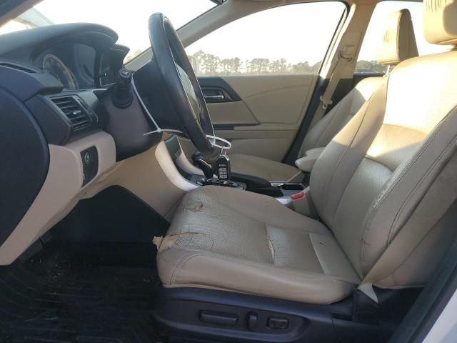 1HGCR3F89EA012684 - 2014 HONDA ACCORD EXL أبيض صورة 7