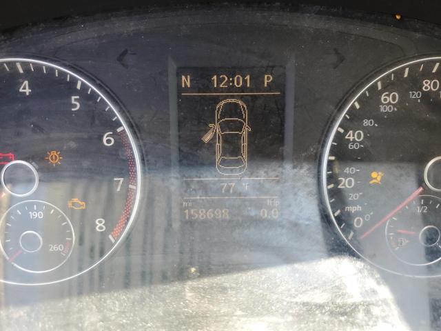 1VWBP7A3XDC113722 - 2013 VOLKSWAGEN PASSAT SE BLACK photo 9