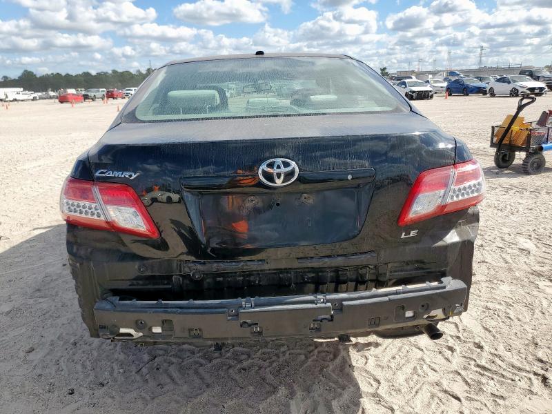 4T4BF3EK0AR080334 - 2010 TOYOTA CAMRY BASE შავი ფოტო 6