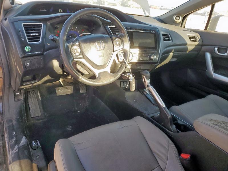 2HGFG3B05EH506092 - 2014 HONDA CIVIC EXL BLACK photo 8