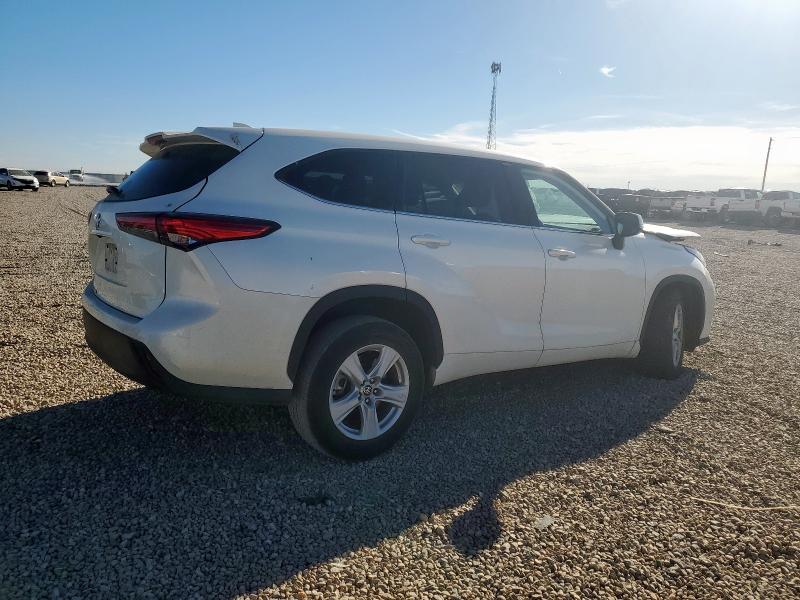5TDCZRAH5MS061830 - 2021 TOYOTA HIGHLANDER L WHITE photo 3