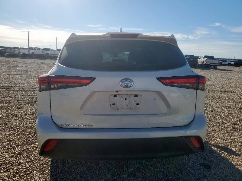 5TDCZRAH5MS061830 - 2021 TOYOTA HIGHLANDER L WHITE photo 6