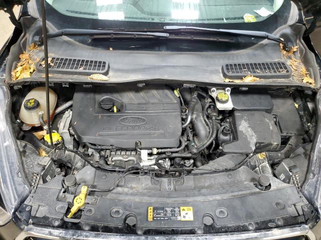 1FMCU9GD7JUC16352 - 2018 FORD ESCAPE SE Schwarz Foto 12