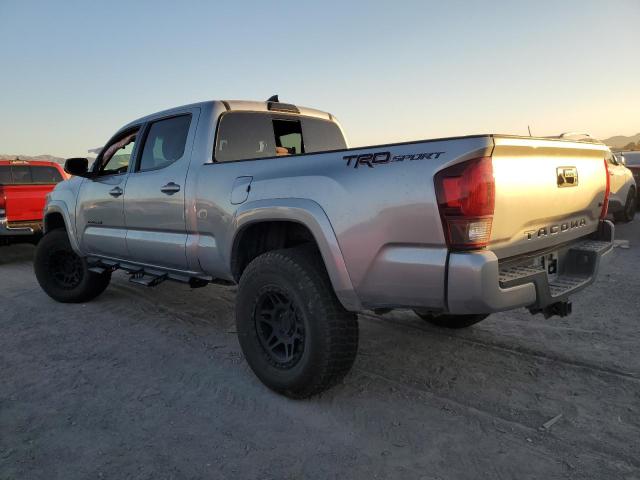 3TMBZ5DN5KM020701 - 2019 TOYOTA TACOMA DOUBLE CAB SILVER photo 2