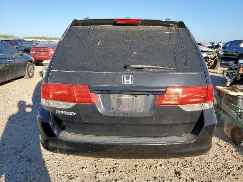5FNRL3H78AB106569 - 2010 HONDA ODYSSEY EXL BLACK photo 6