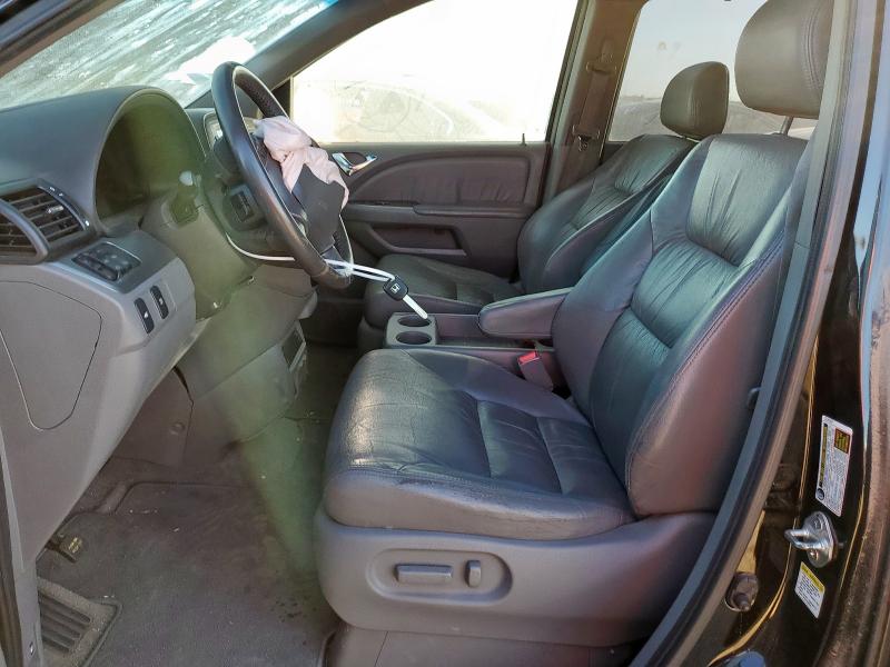 5FNRL3H78AB106569 - 2010 HONDA ODYSSEY EXL BLACK photo 7