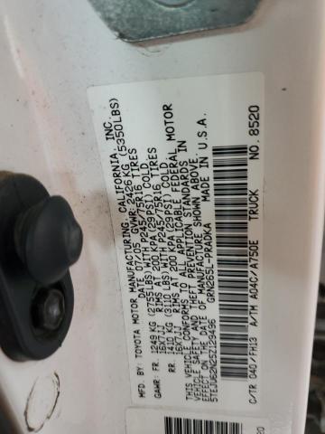 5TEJU62N25Z129496 - 2005 TOYOTA TACOMA DOUBLE CAB PRERUNNER WHITE photo 13