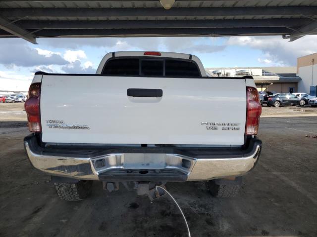 5TEJU62N25Z129496 - 2005 TOYOTA TACOMA DOUBLE CAB PRERUNNER WHITE photo 6