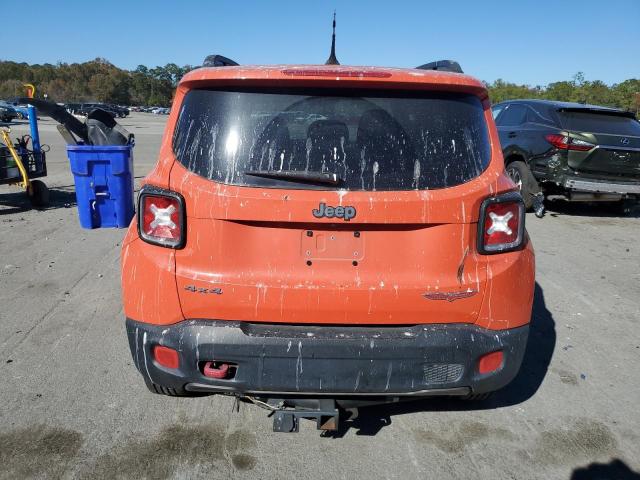 ZACCJBCT2GPE01436 - 2016 JEEP RENEGADE TRAILHAWK ORANGE photo 6