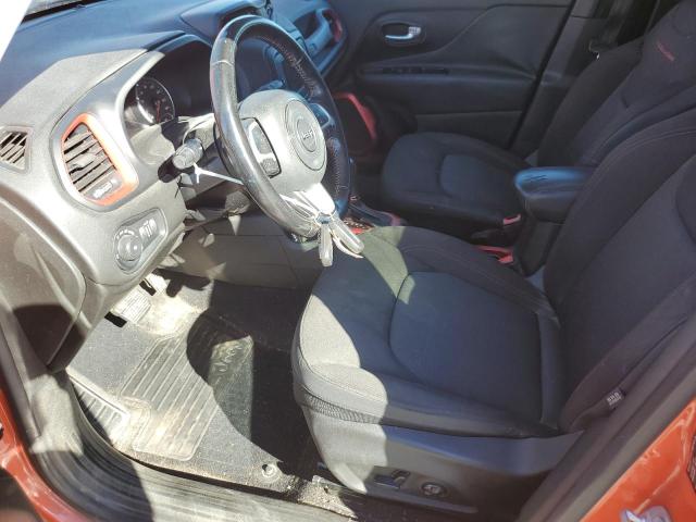 ZACCJBCT2GPE01436 - 2016 JEEP RENEGADE TRAILHAWK ORANGE photo 7