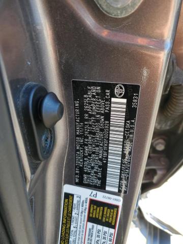4T1BF1FK0FU005928 - 2015 TOYOTA CAMRY LE GRAY photo 12