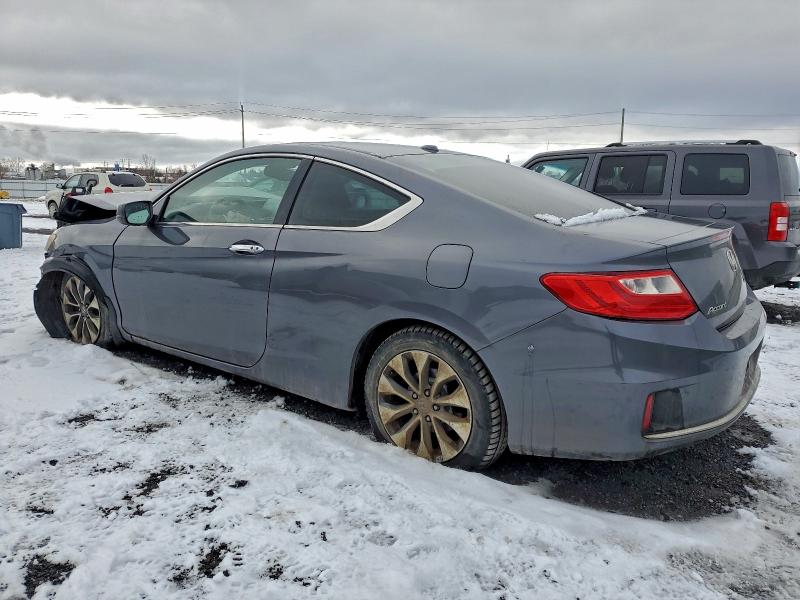 1HGCT1B84DA801741 - 2013 HONDA ACCORD EXL GRAY photo 2