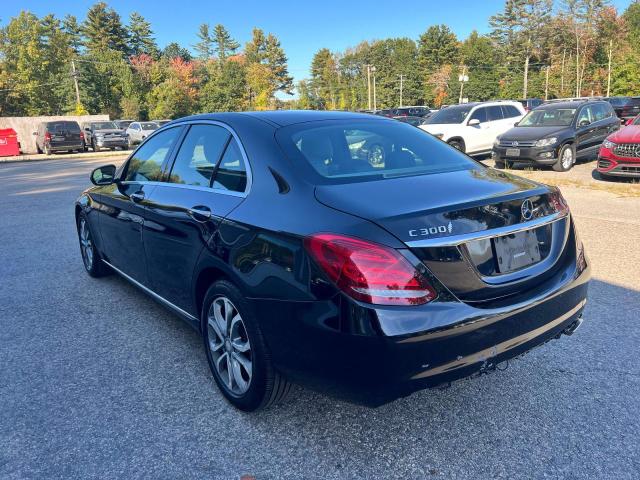 55SWF4KB6HU180997 - 2017 MERCEDES-BENZ C 300 4MATIC BLACK photo 3