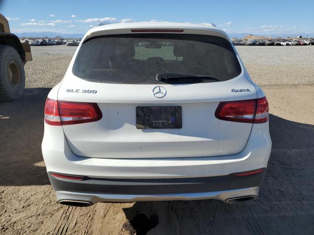 WDC0G4KB8HV010141 - 2017 MERCEDES-BENZ GLC 300 4MATIC WHITE photo 6