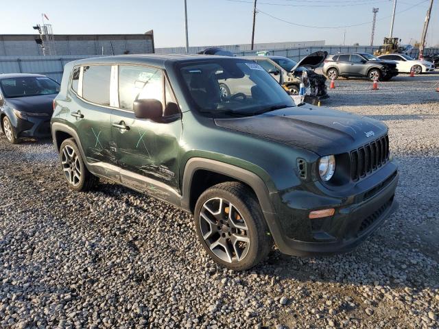 ZACNJDABXMPM54683 - 2021 JEEP RENEGADE SPORT GREEN photo 4