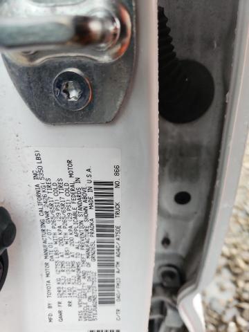 5TEJU62N57Z375512 - 2007 TOYOTA TACOMA DOUBLE CAB PRERUNNER WHITE photo 12